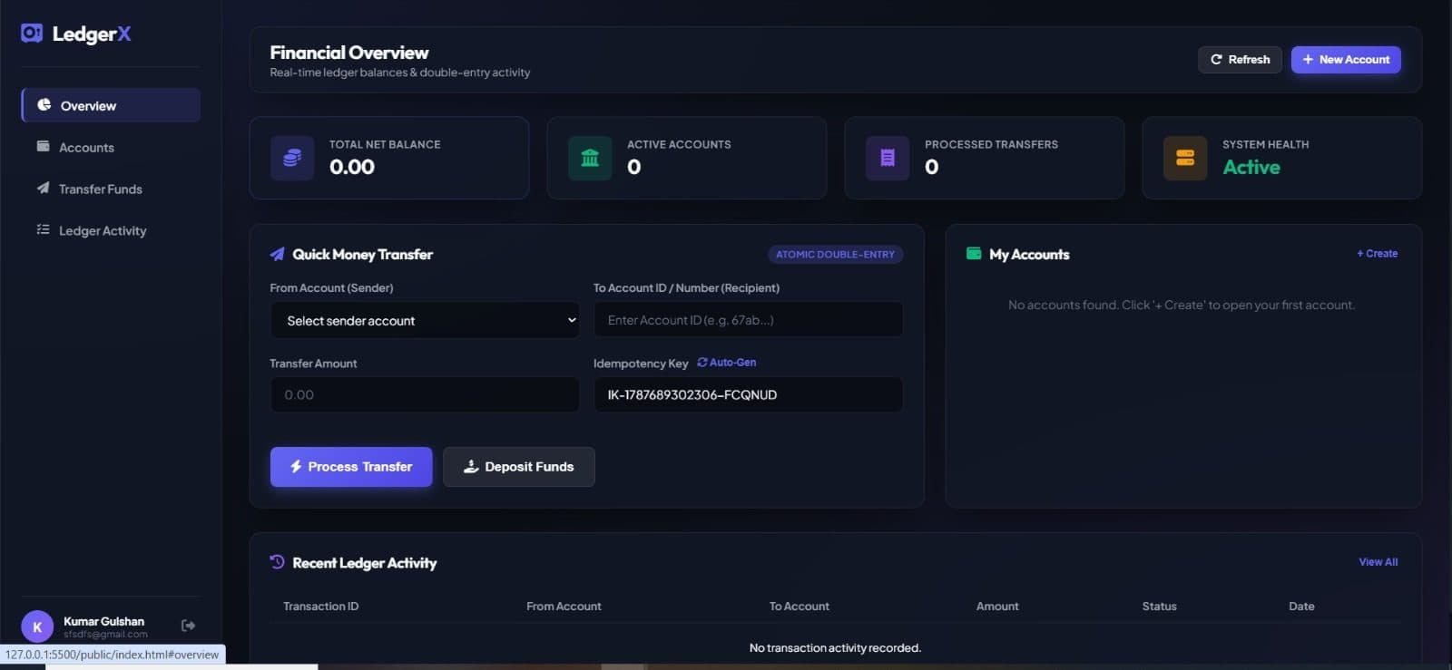 LedgerX screenshot